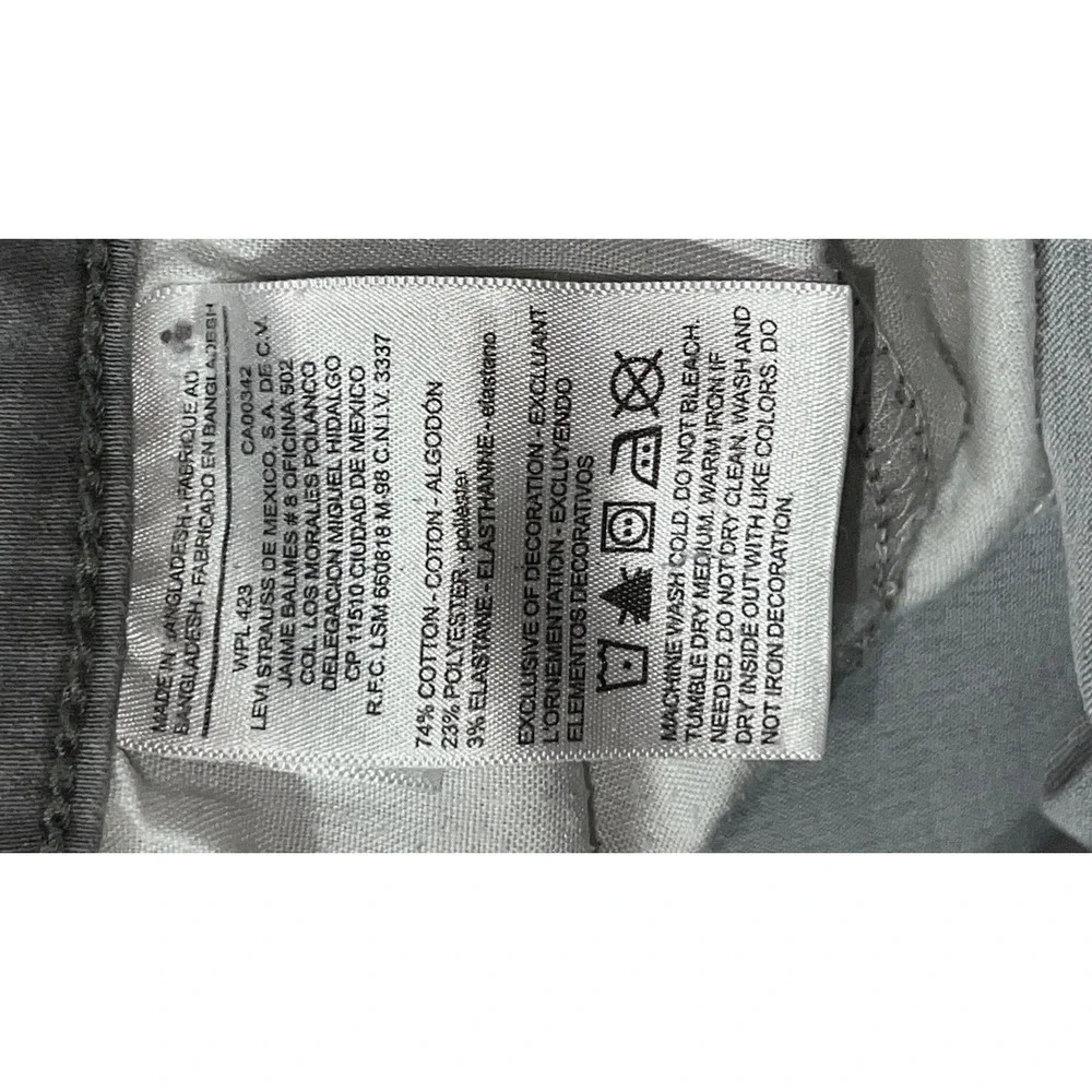 Denizen from Levi's Womens Low Rise Jegging‎ Light Gray Skinny Jeans Size 7 W28